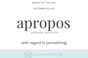 Apropos